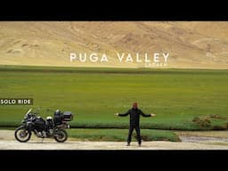 SHOCKING GREENLAND OF LADAKH - PUGA VALLEY | EP-04 MAHE TO SARCHU | LADAKH GALWAN 2025 RIDE