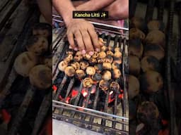कंचे जैसी छोटी Street Side Litti chokha recipe 🤤🔥