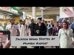 Jackson Wang Spotted At Mumbai Airport #jacksonwang
