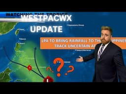 Possible Tropical Auring, Monday Morning Live Update