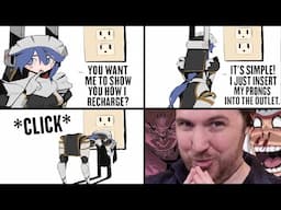 RECHARGING YOUR ROBOT GIRL HAS NEVER BEEN BETTER - Anime Memes