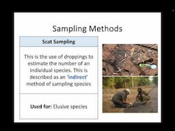 AH Biology 2.1 - Field Techniques for Biologists