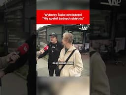 Wyborcy Tuska zawiedzeni. "Nie spełnił żadnych obietnic"