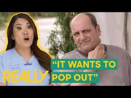 Dr. Lee Concerned By “Tricky” Neck Lump Removal | Dr. Pimple Popper