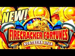 NEW!! FIRECRACKER FORTUNES 🚂 OMG! I GOT THE TRAIN!! NORTHERN STAR Slot Machine (ARISTOCRAT GAMING)
