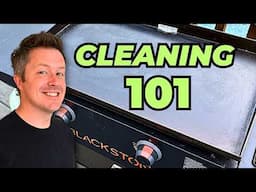 CLEAN Your Blackstone in 5 MINUTES!!  Plus REMOVE FLAKING AND Quickly RE-SEASON!