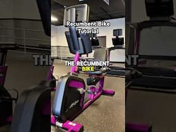 RECUMBENT BIKE TUTORIAL 🚲 // Use this back supported cardio workout at Planet Fitness!
