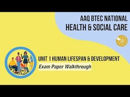 Unit 1 Exam Walkthrough | AAQ BTEC National Health & Social Care