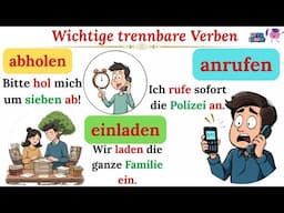 🔥 Sprich wie ein Deutscher! | 15 wichtigste trennbare Verben im Alltag