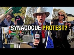 Pro-Hamas protesters target solemn vigil at Toronto synagogue