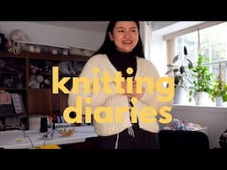 knitting diaries | week in my life,  finishing and frogging wips