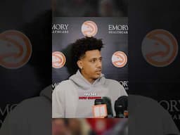 Jalen is excited about what he and the guys are building in the A #nba #hawks #jalenjohnson