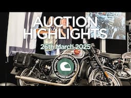 National Motorcycle Museum - NMM Auction Highlights - March 2025