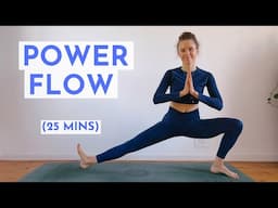 25 Min SWEATY POWER FLOW | Yoga Workout