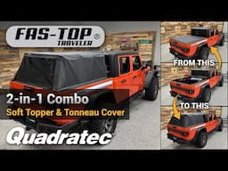 Can One Truck Bed Cover Do It All? The Fas-Top Traveler for Jeep Gladiator!