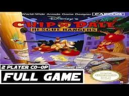 Chip 'n Dale Rescue Rangers 2 PLAYER CO-OP [NES] Gameplay Walkthrough FULL GAME [4K60ᶠᵖˢ🔴]