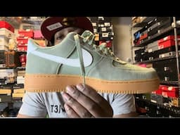 Nike Air Force 1 07 LV8 ( Jade Horizon ￼| Gum ￼Light Brown) Review | On Foot