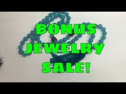 Pop-Up Jewelry SALE! Shop my thrift haul! Costume & Sterling Silver Jewelry!
