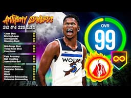I CREATED ANTHONY EDWARDS EXACT BUILD on NBA 2K25