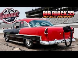 CRUISING A BIG BLOCK 55 CHEVY ON A NASCAR TRACK?  Rockingham was LIT!!! 🔥