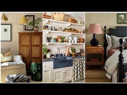 Grandma Style Cottage Decor Inspiration. Grandma chic Home Decorating Ideas. #vintagestyle #roomtour