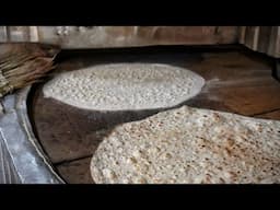 Iranian Taftoon Bread:From Dough to Fire|Making Taftoon Bread in Iran — Featuring a Taekwondo Outfit