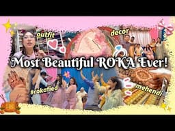 A Roka To Remember💫🩷 sister’s big day prep, mehendi, decor & more! Vlog | thatquirkymiss