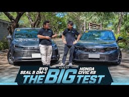 BYD Seal 5 DM-i vs. Honda Civic RS: Subcompact-compact sedan Big Test | Top Gear Philippines