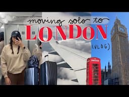 MOVING TO LONDON ALONE AT 21 | abroad diaries (vlog)