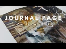 A4 Journal Page with Mixedmedia