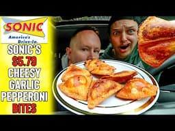 NEW Sonic Cheesy Garlic Pepperoni Bites Review | Number Six With Cheese