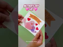 mother's day gift idea 💖 #easygift #cutegiftideas #mothersdaycraft #papercrafts #cutecraft