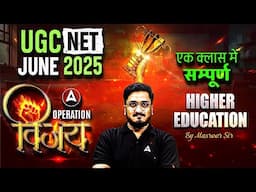 UGC NET June 2025 Complete Higher Education Operation Vijay