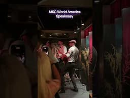 MSC World America hidden Speakeasy #speakeasy #mscworldamerica #cruise