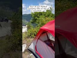 This was all worth it!!! 🥹🔥🏔️  #camping #adventure #travel #amazing #views