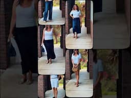 Trendy summer outfits over 40 #ootd #fashionover40 #styleafter50 #womensfashion