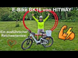 E-Bike BK16 von HITWAY – Ein ausführlicher Reichweitentest 🚴‍♂️⚡💪