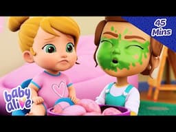 No No Vegetables!! | Kids Cartoon | Full Episodes | Animation for Kids | Baby Alive Official 🍼👶🏼
