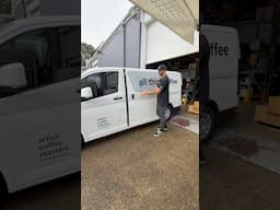 Loading up the van with coffee and equipment for a new Sydney Cafe - Kavali ☕️ #coffee #sydney #cafe