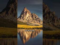 Long exposure at sunrise in Dolomite Mountains #photography #photographylife #landscapephotography