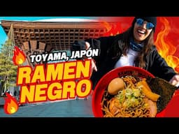 ¿Te atreverías a comer este RAMEN NEGRO? | Toyama, JAPÓN
