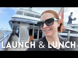 Dry Dock Launching & Crew lunch - life as a Super Yacht Chef
