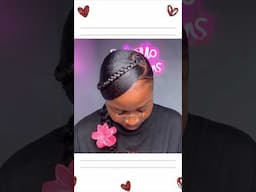 Slayed braided natural hairstyle 🌸 #4c #braids #hairstyles #naturalhairstyles #braidstyles