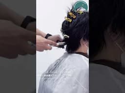 乾かすだけでキマる癖毛カット【広がる癖毛が激変】束感＆長持ちするカット技術を公開！ #癖毛  #くせ毛 #クセ毛 #クセ毛カット #くせ毛カット #癖毛カット #ヘアカット #haircut #琴似