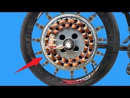 The bike gets a power boost in an unexpected way – it goes as fast as a motorbike