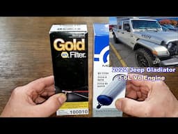 Napa Gold Cartridge Oil Filter 100010 vs Mopar MO 349 Oil Filter Comparison