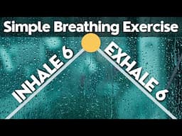 Simple Breathing Exercise for Stress | Inhale 6 Seconds, Exhale 6 Seconds