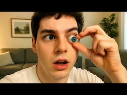 he can pull his eye out..