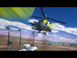 Flying a Stock Science Helicopter (& Base) to LAYTHE! - KSP
