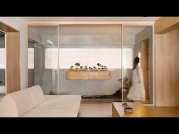 Inside a Minimalist Japanese Home with an Indoor Gravel Garden | Singapore